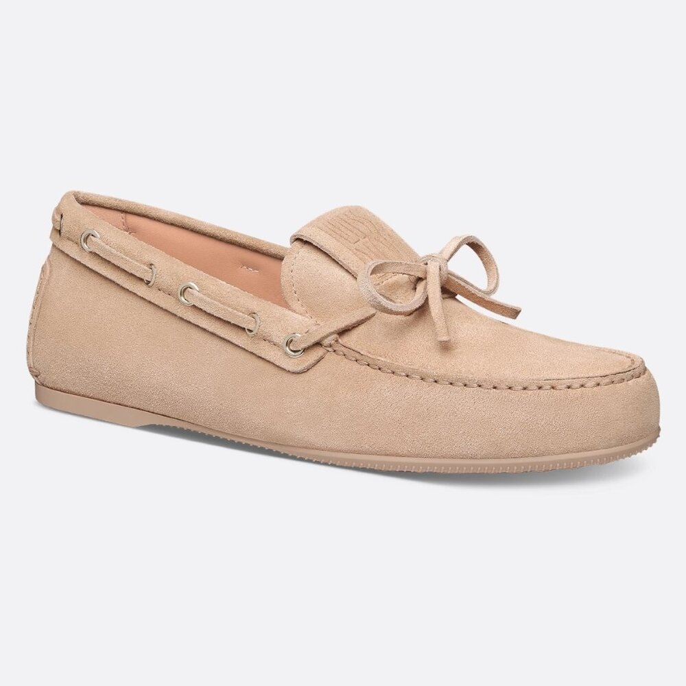 DIOR Miss Dior Street Suede Loafers Flats Drivers Driving Shoes Chair